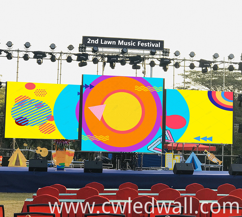 Stage Lights Events Big Led Wall Display